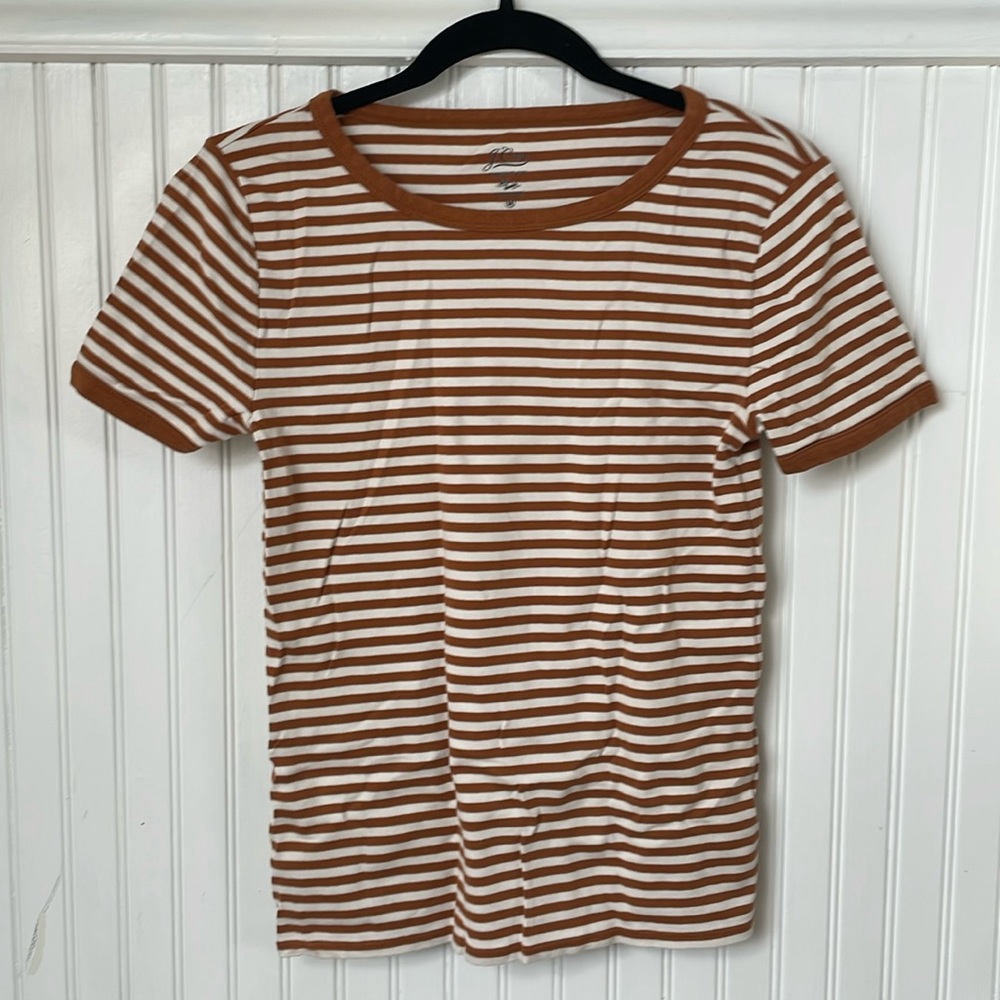 J. Crew Perfect Fit Ringer T-shirt